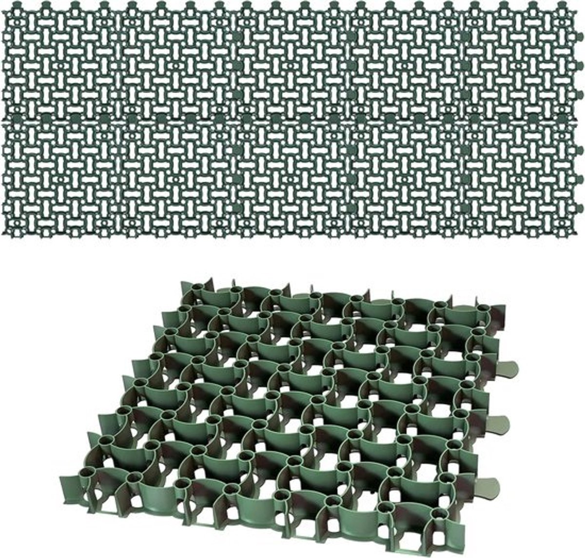 Grindplaten Tuin - Bodem Stabilisatie - Parkeerplaats Aanleggen - Honingraat Structuur - 50 x 50 cm - Zwart