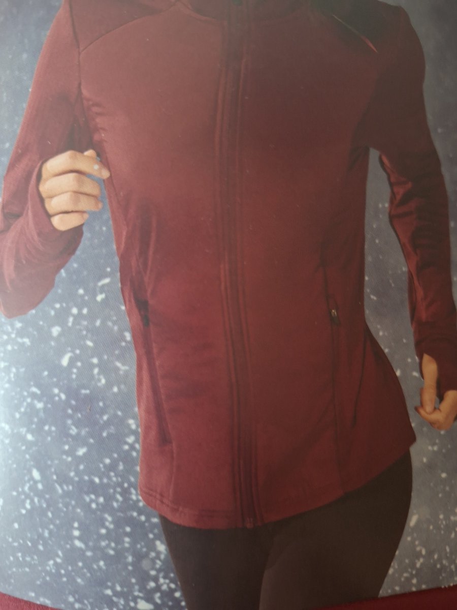Crivit Dames Hybrid Thermo Jas Extra Warm Zachte Fleece Voering / /40 Paars