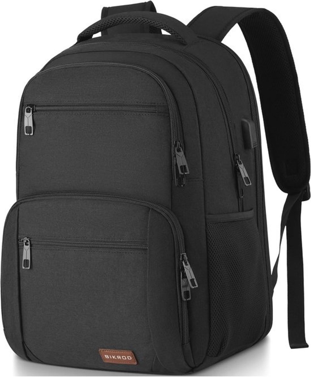 Functionele Waterdichte Laptoprugzak voor 15,6-inch Laptops met USB-oplaadaansluiting - Ideaal voor School, Universiteit en Reizen