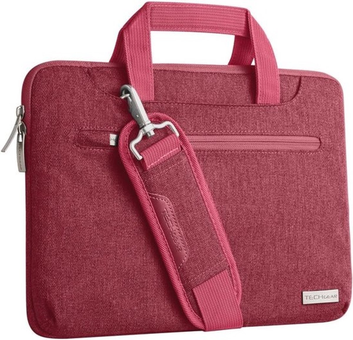 Slanke Laptop Sleeve Case voor 12,8-13,3 inch Laptops met Verstelbare Schouderriem en Handvat