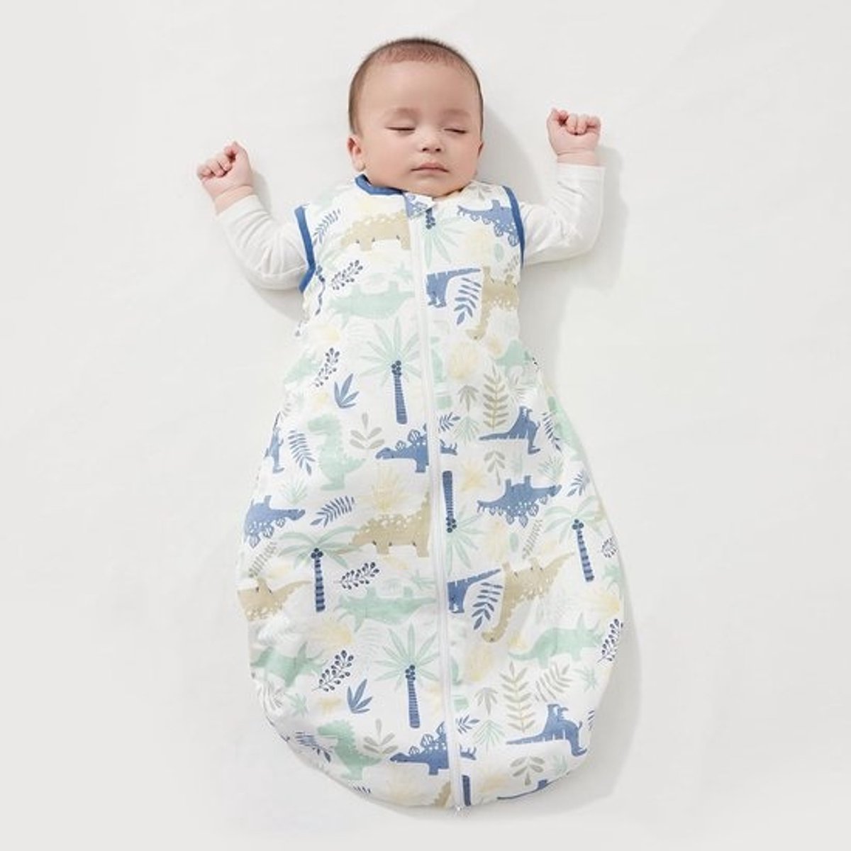 Baby Slaapzak Winter 2.5 Tog Katoen 0-6 Maanden - Comfortabele Draagbare Binnenslaapzak voor Newborns