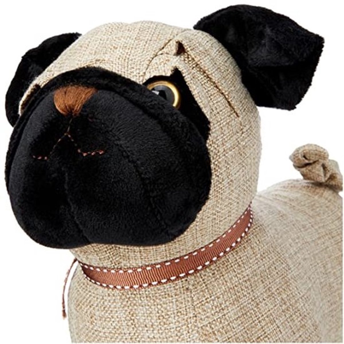 Deurstopper in Hond Design - Bruin - 28 x 28 x 21 cm