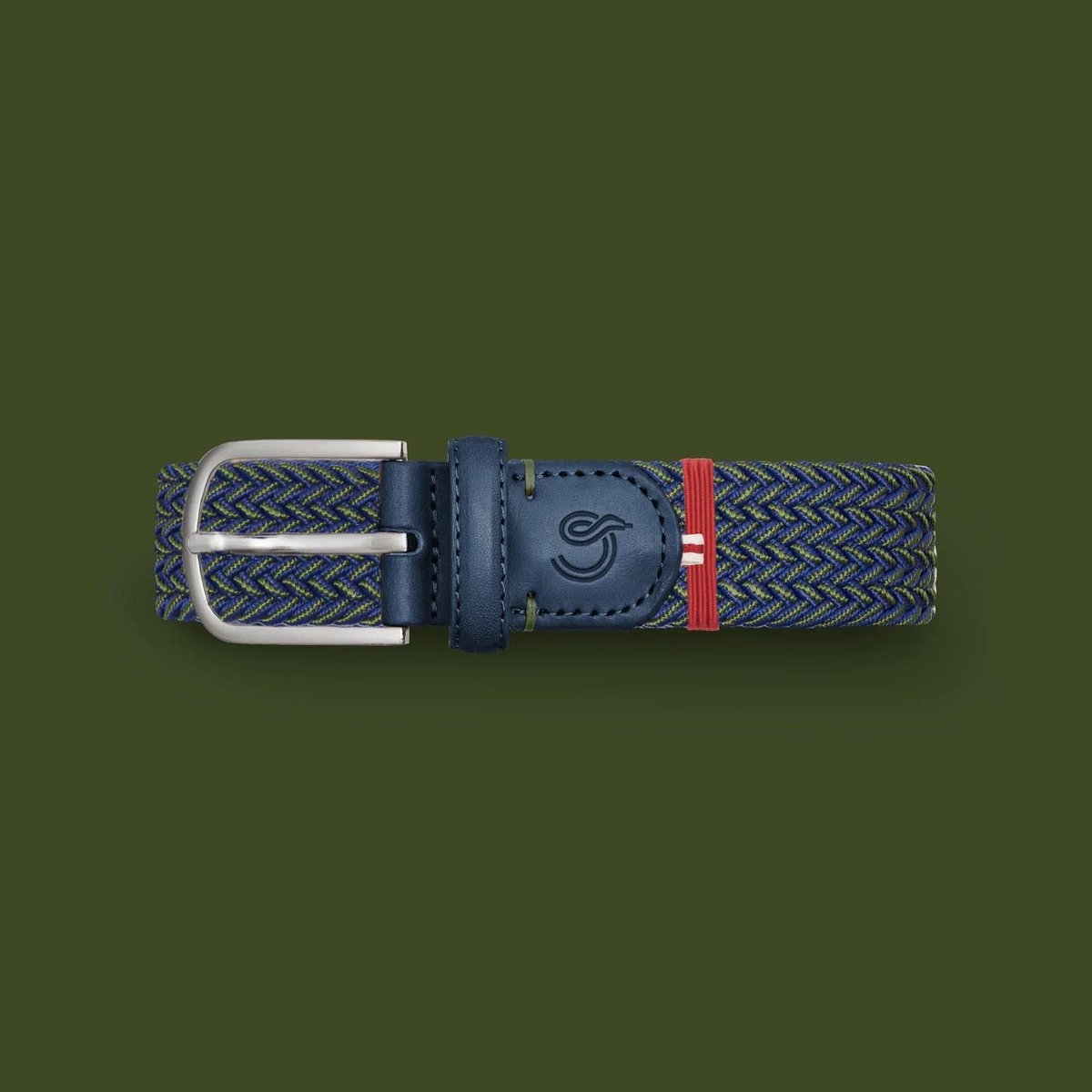 LA BOUCLE BROEKSRIEM - Barcelona DUO Blue Green XL