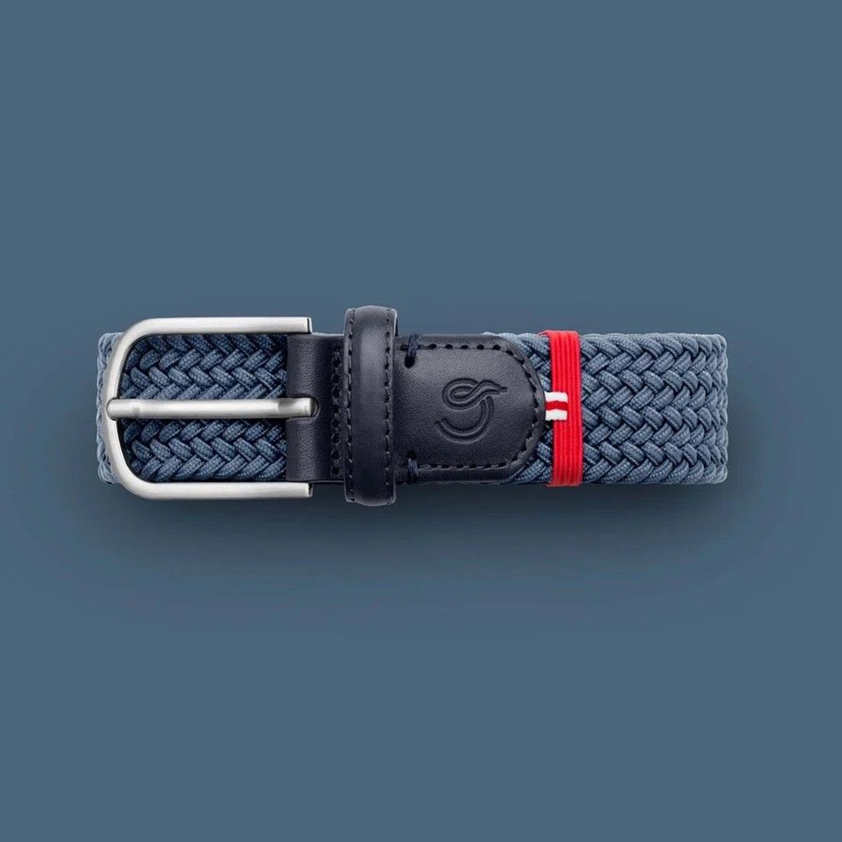 LA BOUCLE BROEKSRIEM - Santorini MONO China Blue