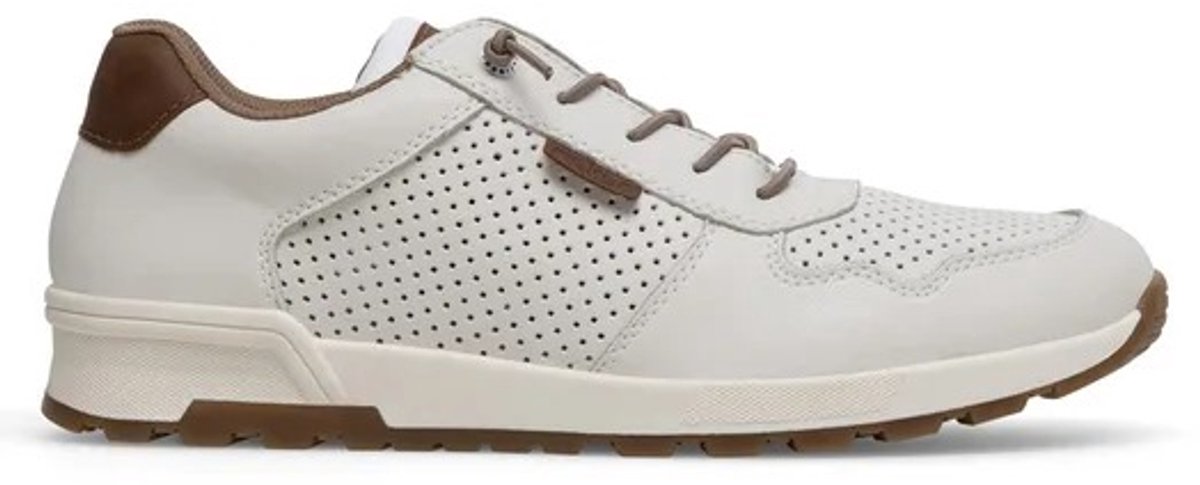 Rieker 15108-80 Sneakers elastische veters weiss uitneembare zool maat 44