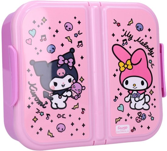 Kuromi lunchset; lunchbox en drinkfles — afbeelding 5