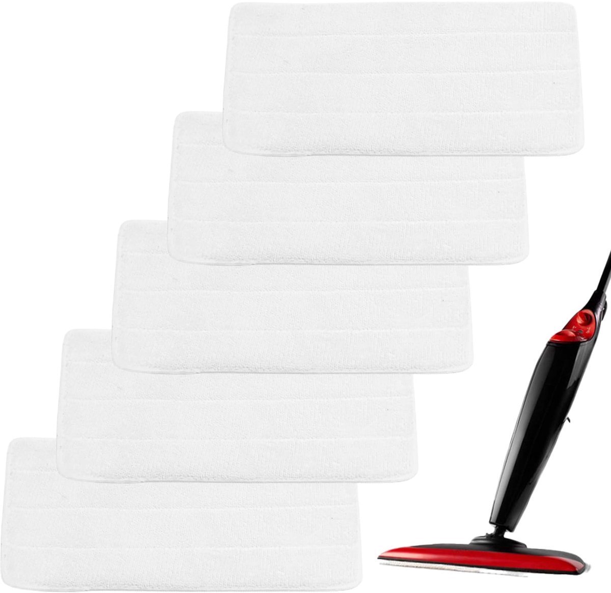 casalora® - Microvezeldoeken geschikt voor Vileda Steam XXL stoomreiniger - 5 stuks - Microvezeldoekjes schoonmaak - herbruikbare vervanging stoommop - machinewasbaar - Vervangende hoes - Navulling - Mop Pad Dweil