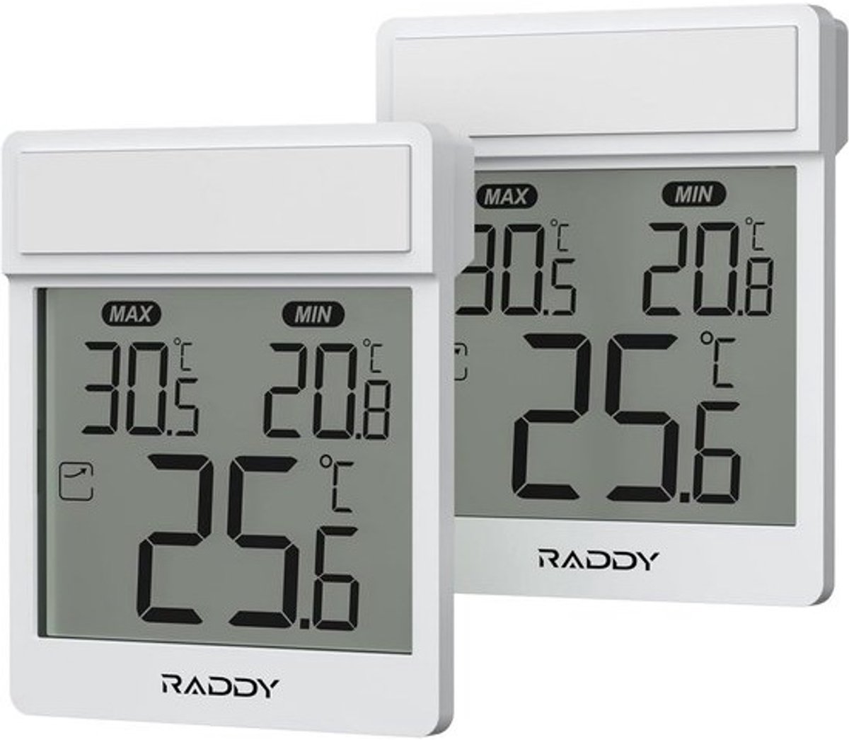 Draadloze Buiten Digitale Thermometer en Hygrometer met Groot Display