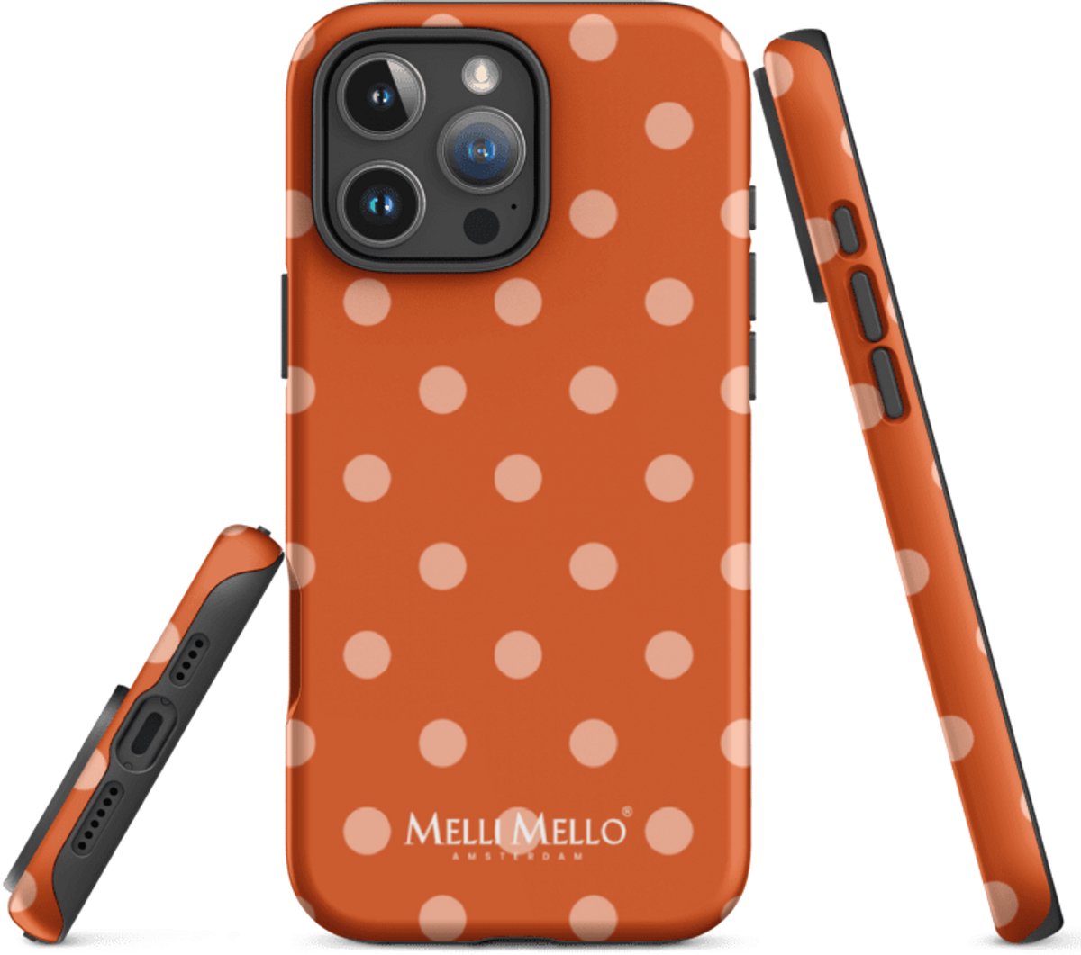 Melli Mello Telefoonhoesje Royal Dots (Tough Case) - Apple iPhone 16 Pro Max