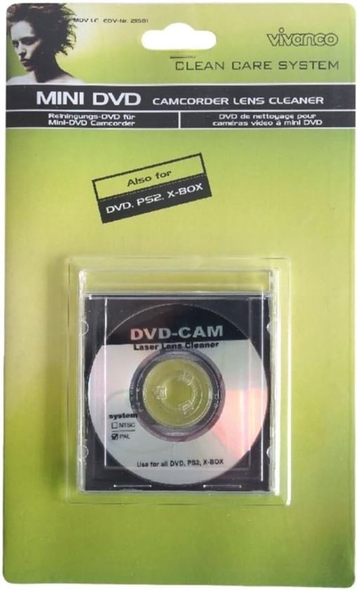 DVD Reinigingsschijf - Optische Media Cleaner - Afspelen Verbeteren - Automatische Scan - Blauw