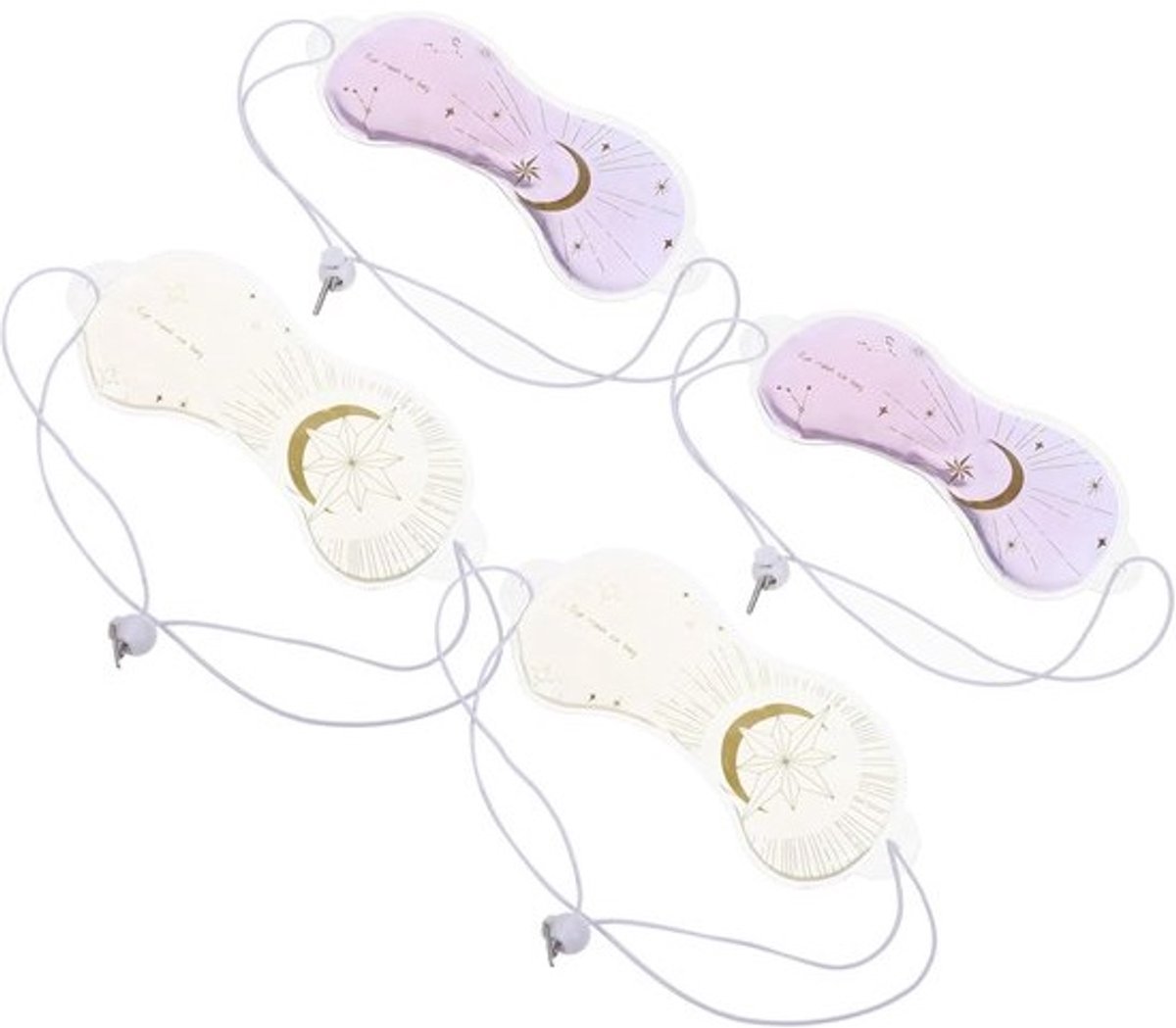 Verkoelende Oogmaskers - Gezicht Gel Maskers - Ontspanning en Welzijn - Flexibel bij Koude - 19 x 8 cm