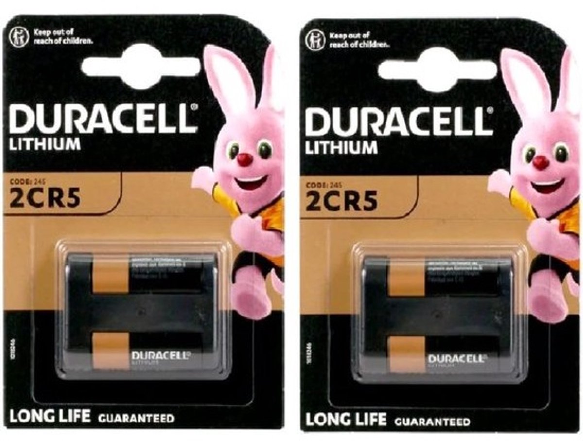 Lithium Batterijen - 2CR5 Wegwerpbatterijen - Apparaten Voeden - Hoge Capaciteit 850mAh - 2 Stuks