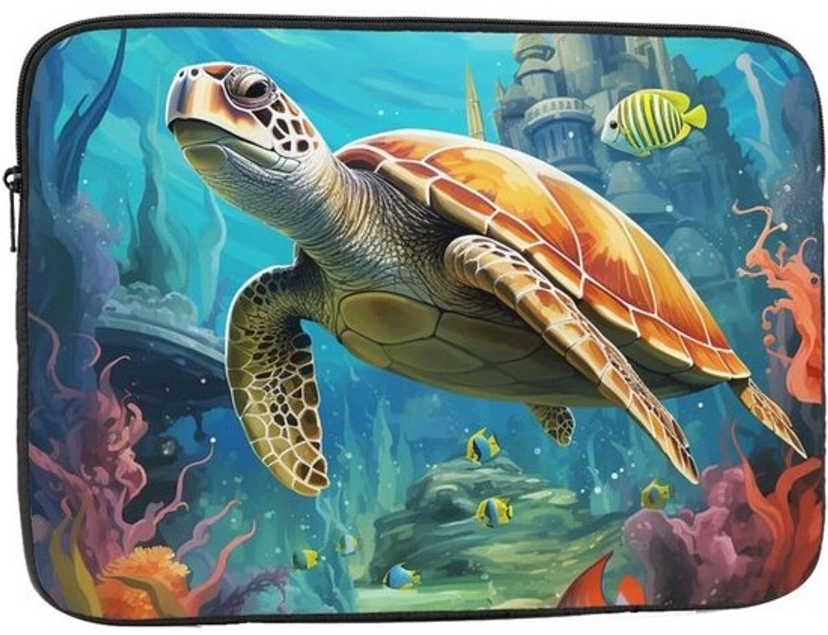 Laptophoes - Notebook tas - Apparatuur beschermen - Waterdichte stof - 12 inch - Zwart