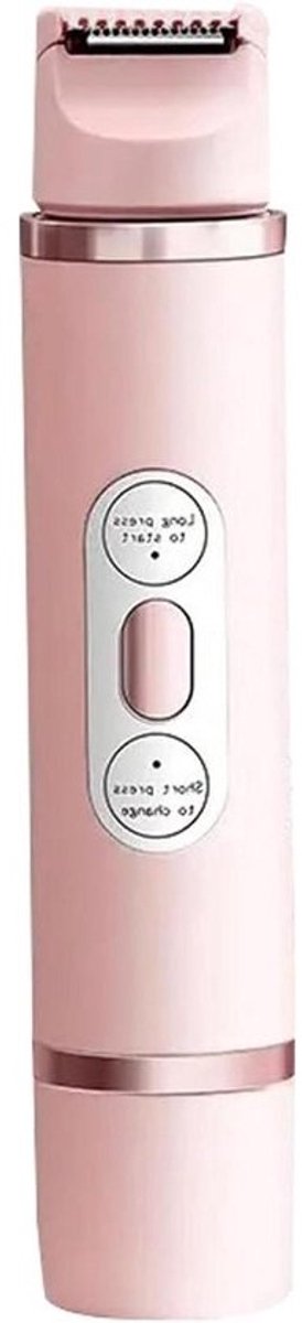Elektrische Trimmer - Scheerapparaat Dames - Lichaamsverzorging - Dubbele Kop - 155 cm - Wit