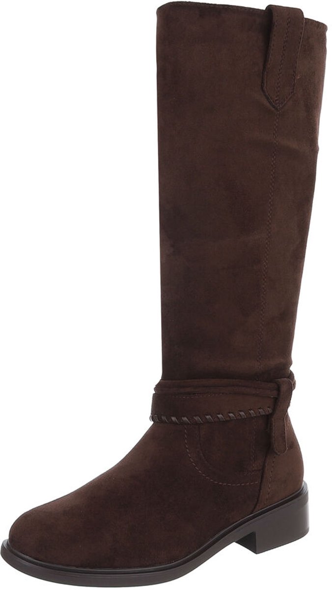 Lange laars - blokhak - dames casual Mt:37