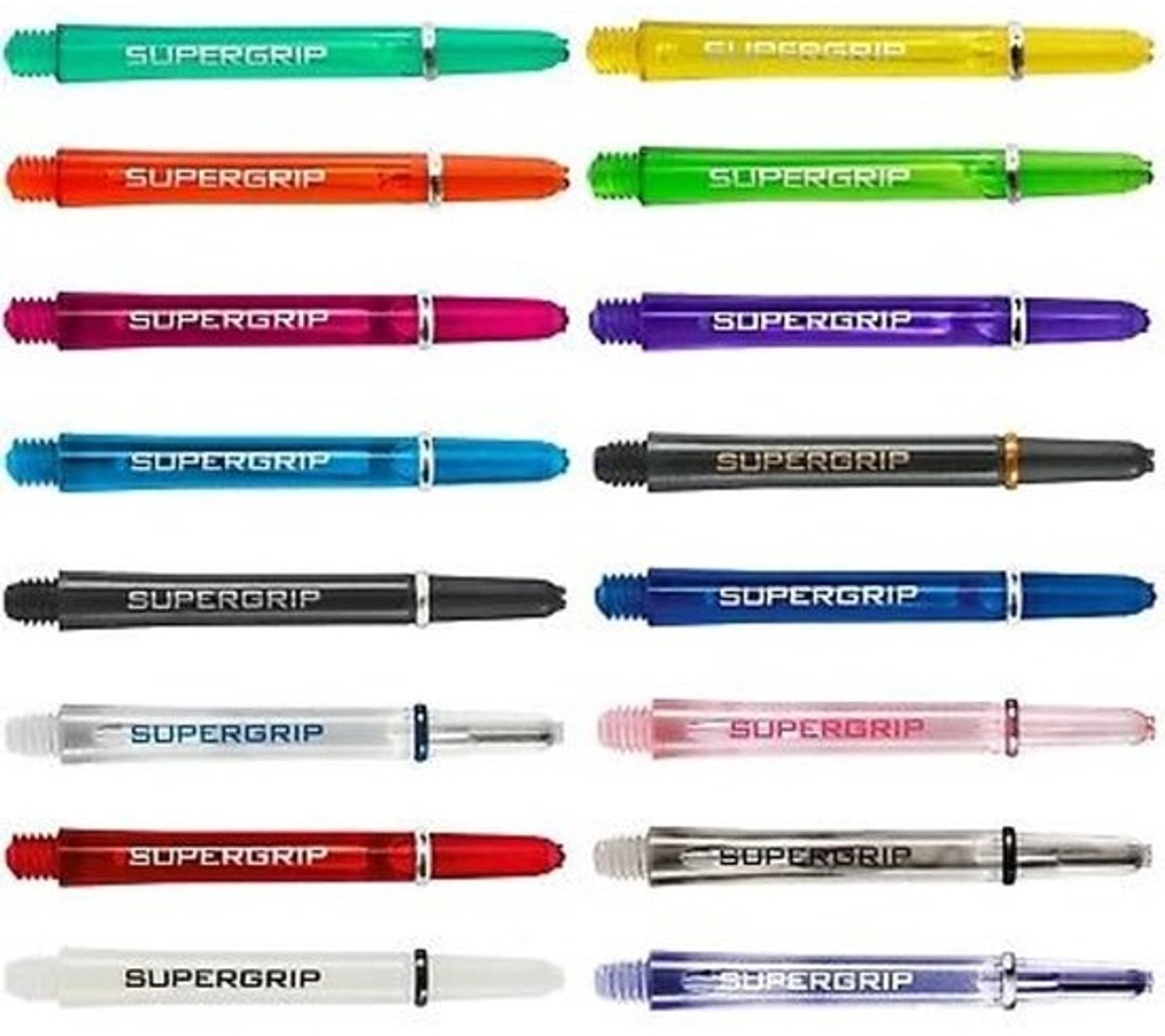 Dartshafts Medium - Dartpijlstelen - Precisie Werpen - Supergrip Ontwerp - 47 mm - Oranje