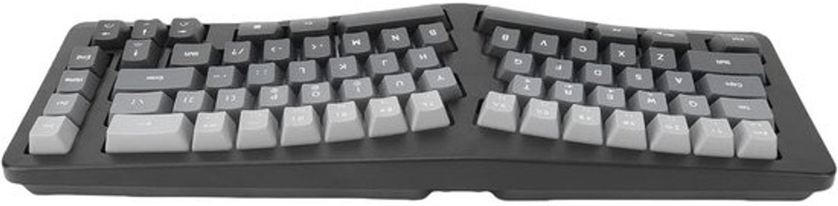 Ergonomisch Toetsenbord - Vorm Toetsenbord - Comfortabel Typen - V-vorm Ontwerp - 69 Toetsen - RGB Verlichting