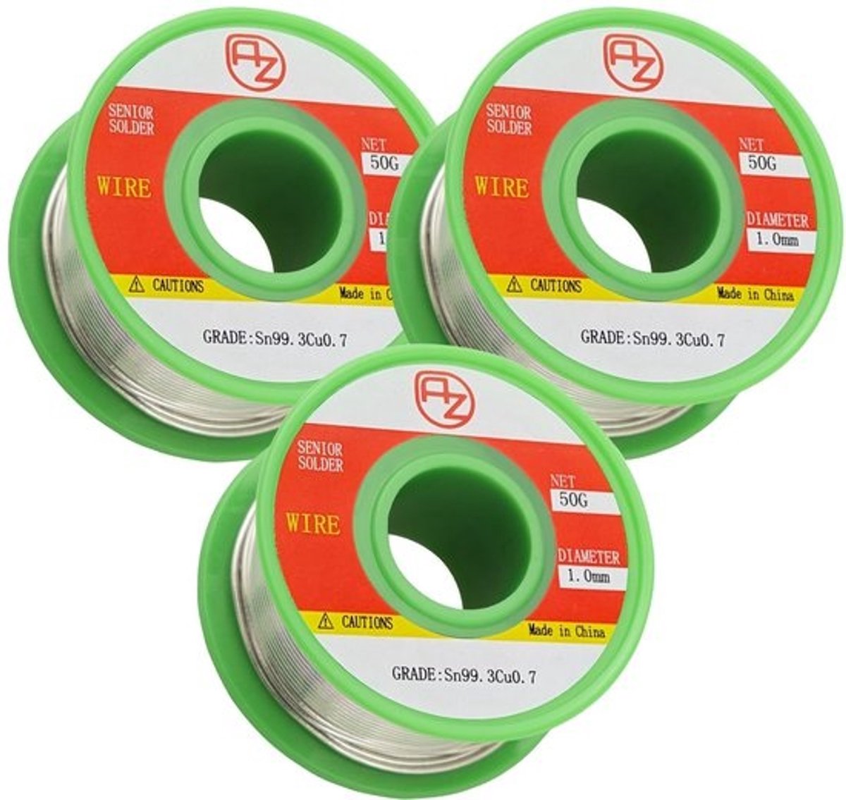 Soldeerdraad Loodvrij - Harskern Draad - Elektrisch Solderen - Sn99.3Cu0.7 Legering - 1 mm Diameter