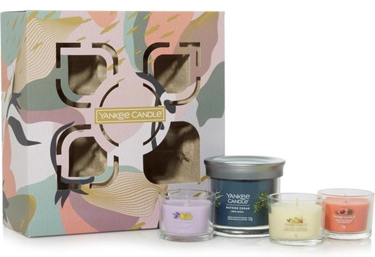 Cadeauset Kleine Geurkaarsen in Glas - Diversiteit aan Geuren