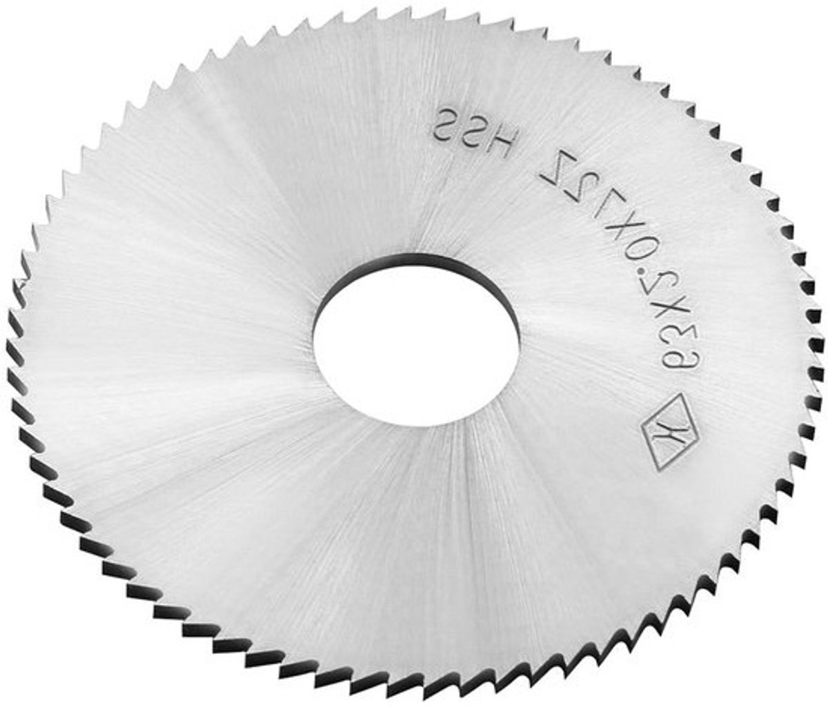 Cirkelzaagblad - Slitting Saw Snijschijf - Metaal Snijden - Hoge Snelheid Staal - 63mm x 16mm - Zilver