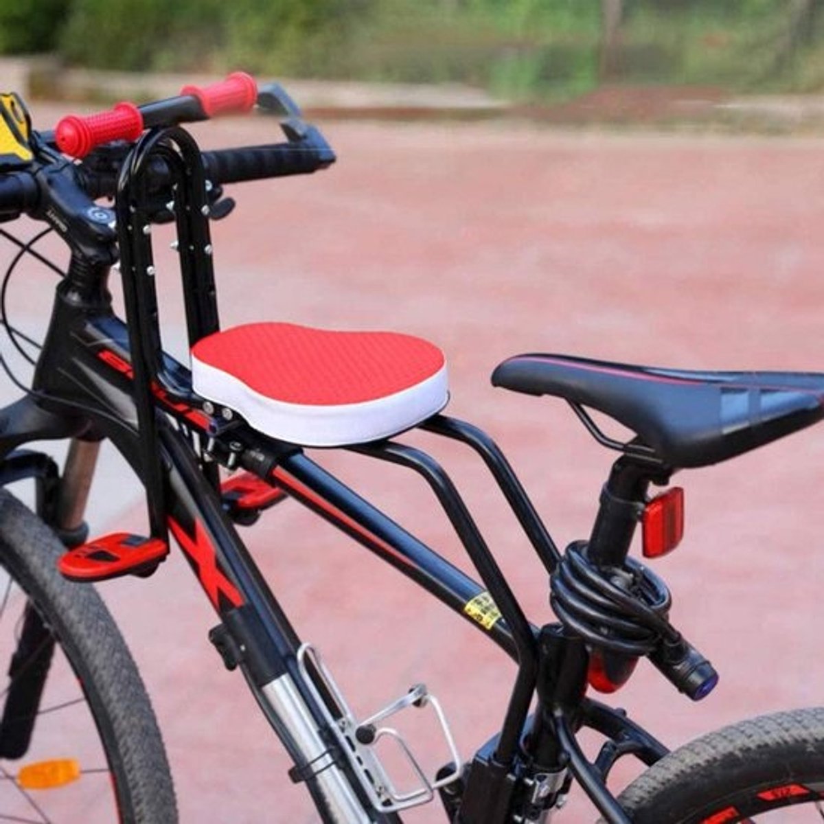 Veilig Kinderfietszitje Voorop voor Fiets | Verstelbaar en Universeel Bevestigingssysteem
