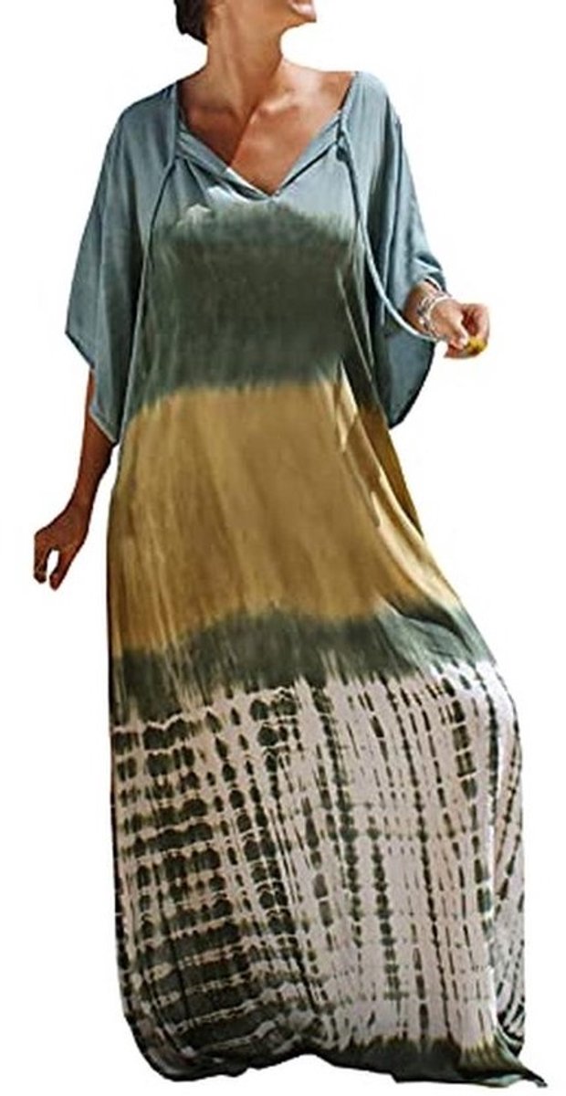 Maxi Kaftan Jurk voor Dames - Bohemian Strandmode en Cover-Up
