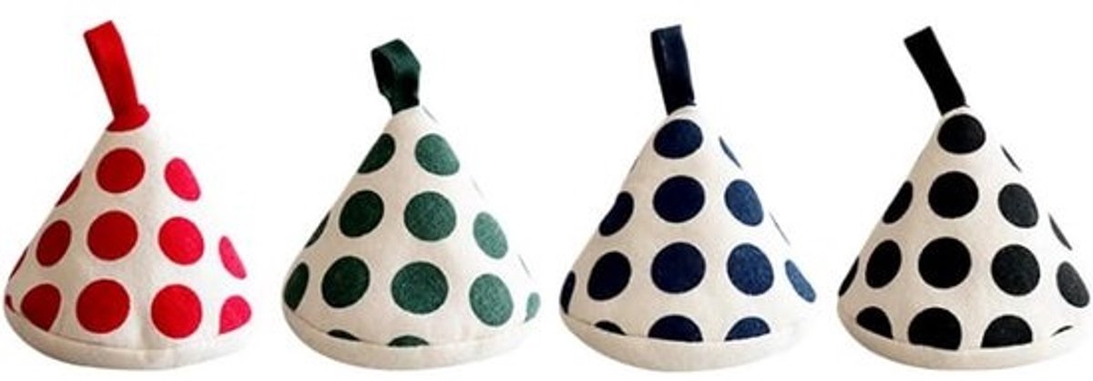 Pannenlap Ovenwanten Set - Hittebestendige Mittens - Keuken Bescherming - Zachte Duurzame Katoen - 4 Stuks - Meerdere Kleuren