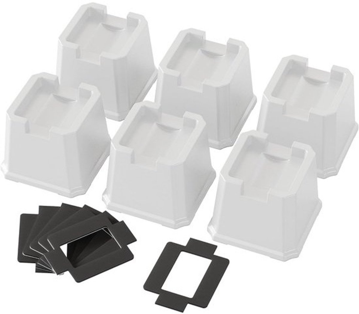 Verhogers Bed en Meubels 7.5cm - Stevige Lifters voor Bedden, Banken en Tafels (6 Stuks)