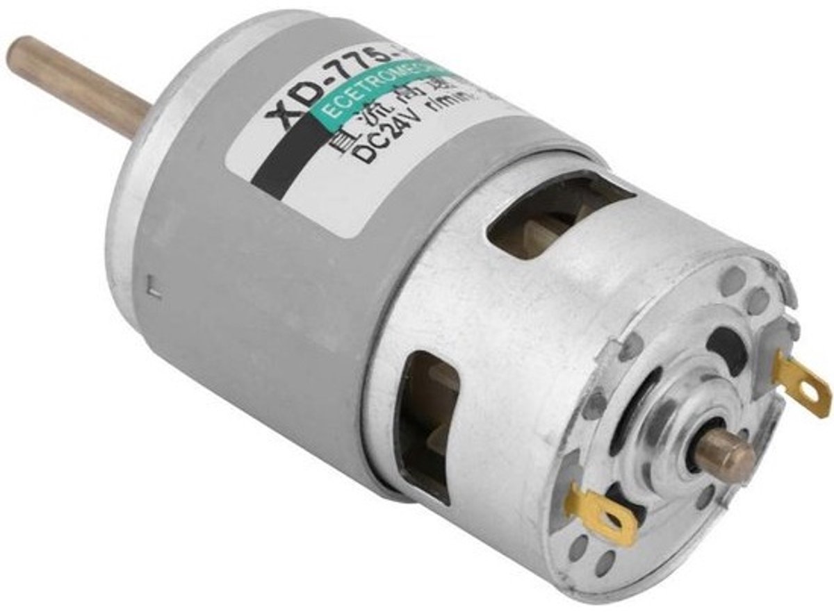Krachtige 775 DC Motor 12V/24V - Hoge Snelheid tot 20000 RPM voor Hobby en Industrie