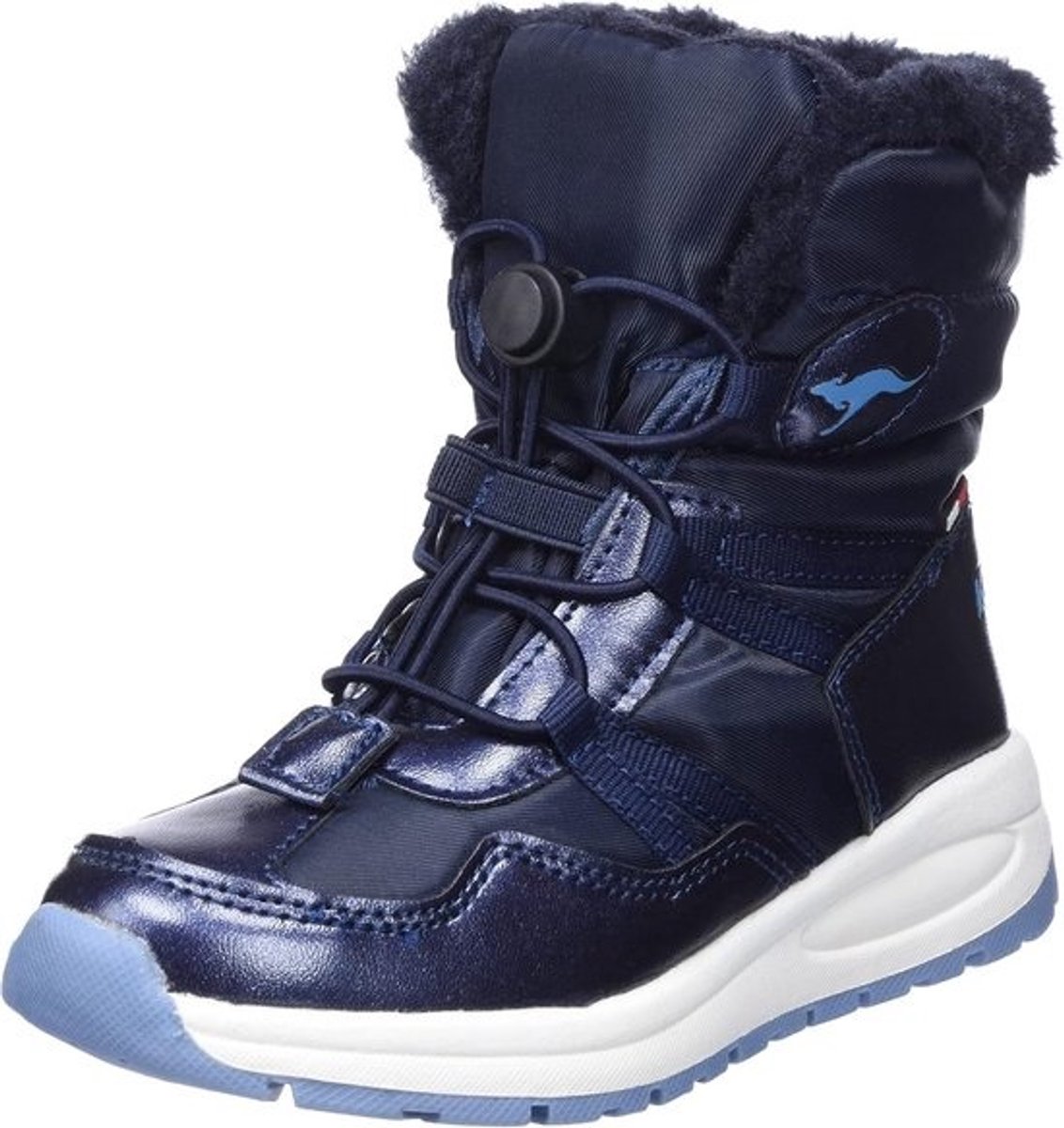 Stevige en warme jongens wintersportlaarzen met goede grip