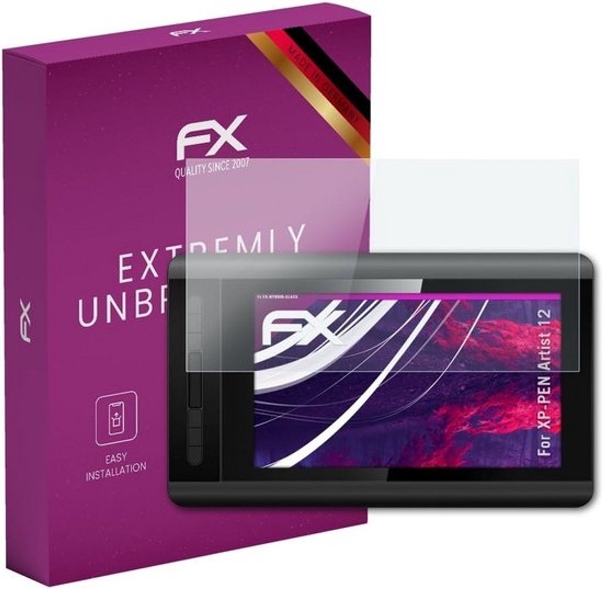 Schermbeschermer Folie voor XP-PEN Artist 12 - 9H Hybrid-Glass
