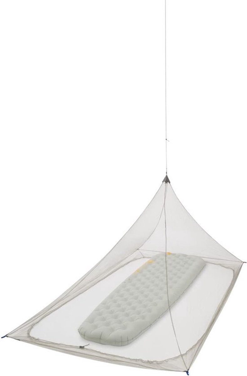 Ultralichte Klamboe 1,2 x 2,2 x 1 m - Compacte Mosquito Net voor Reizen - Grijze Single Matras Bescherming