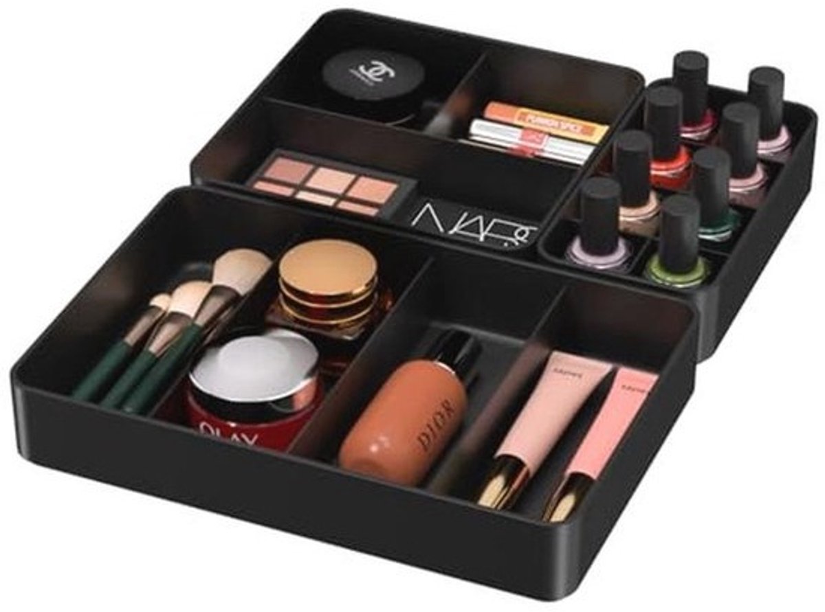 Lade Organizer Set van 3 - Stapelbare Scheiders voor Make-up en Badkamer