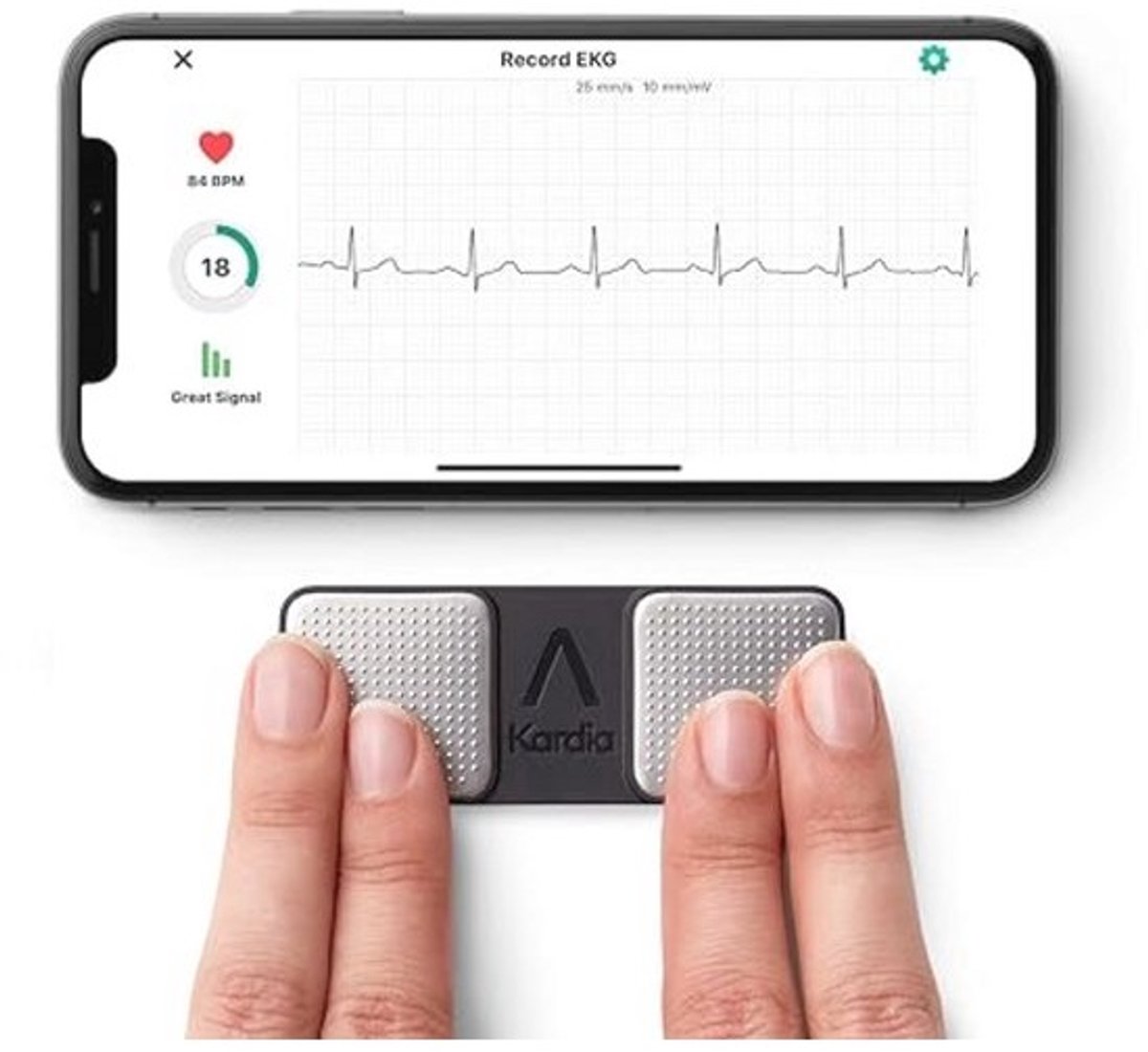 Mobiel ECG-apparaat voor iOS en Android - Controleer uw Hart Gezondheid Altijd en Overal