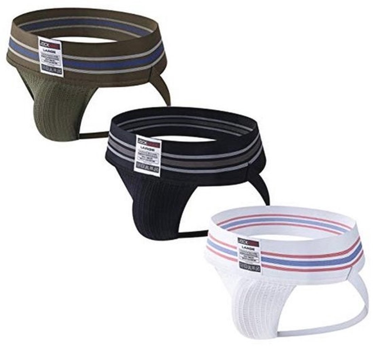3 Stuks Atletische Jockstrap voor Mannen - Sport Ondergoed met Ondersteuning