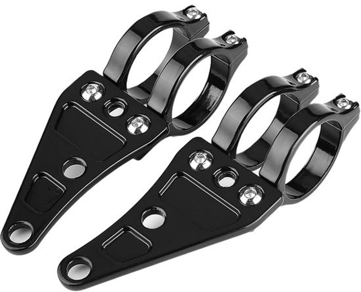 Koplamphouder Klem voor Motorfiets - 35-43 mm Vorkmontage