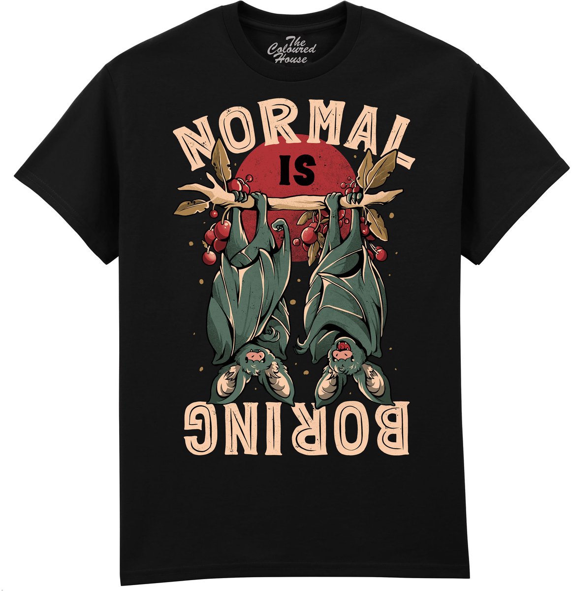 Vleermuis Normal Is Boring The Coloured House T-shirt 5XL