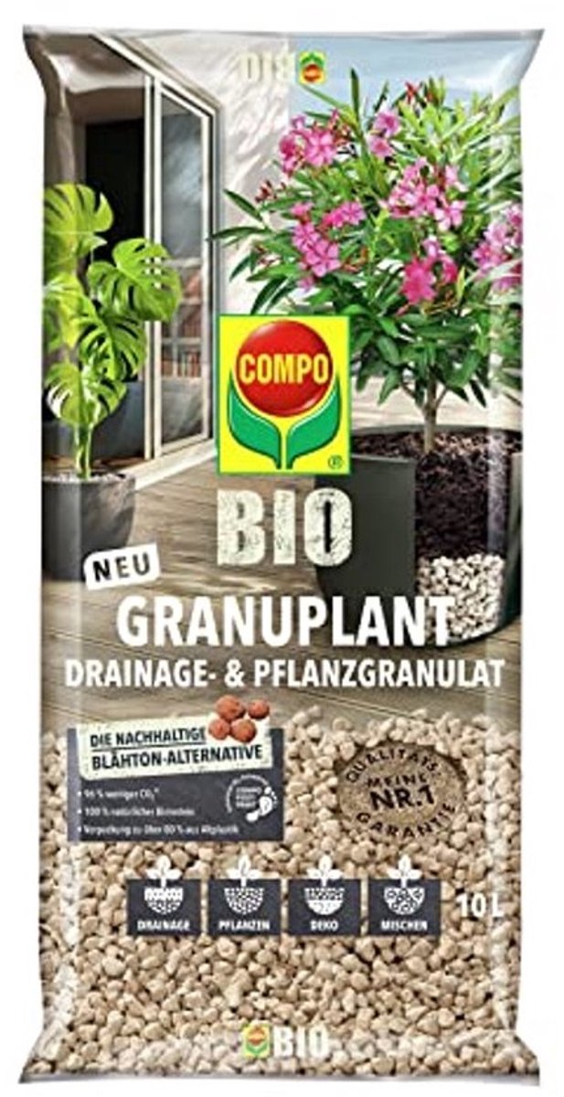 Natuurlijk Drainage- en Plantengranulaat 10L - Duurzaam Alternatief voor Geëxpandeerde Klei