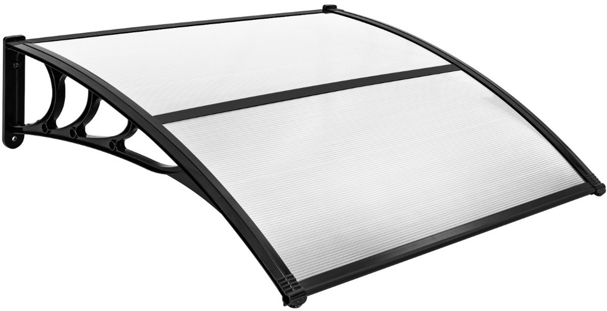 SureDeal® - Luifel - Raam - Deurluifel Buitenluifel - Voordeur ter Bescherming - Wind Deurluifel - 150x100x28 cm - Grijs