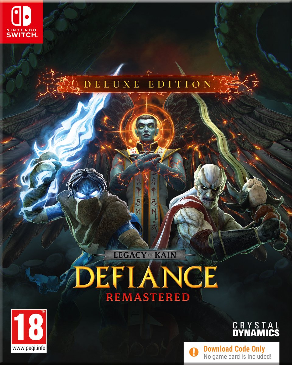 Legacy of Kain - Defiance Remastered - Deluxe Edition - Nintendo Switch (Code in Box)