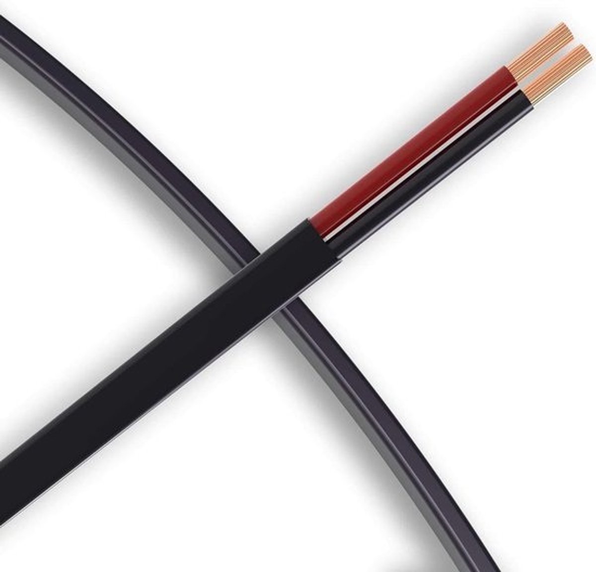 Autokabel - Voertuigkabel - Stroomvoorziening - Hoge temperatuurbestendig - 2 x 2.5 mm² - Zwart
