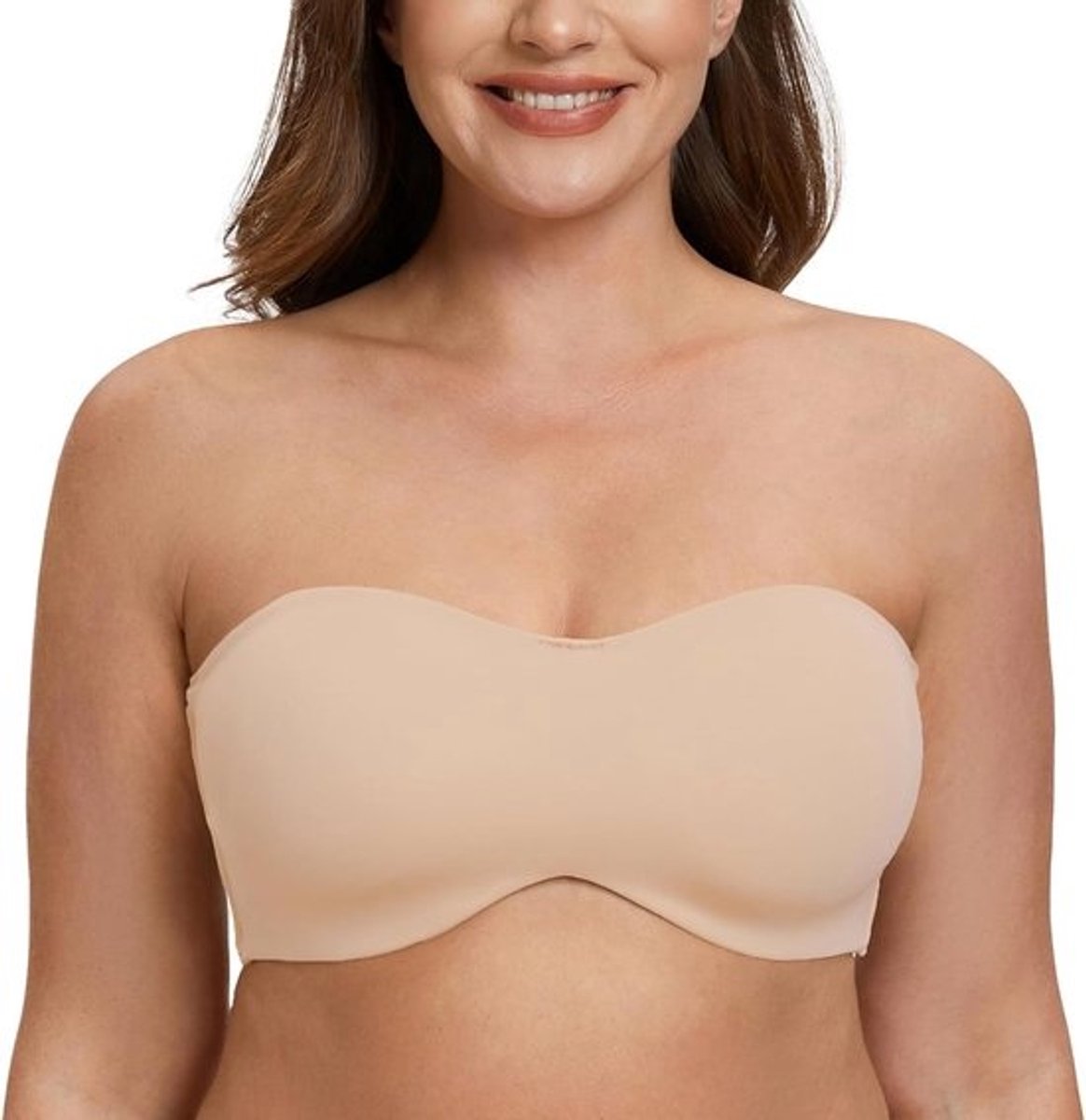 Ondersteunende Strapless Beha zonder Bandjes voor Grotere Maten