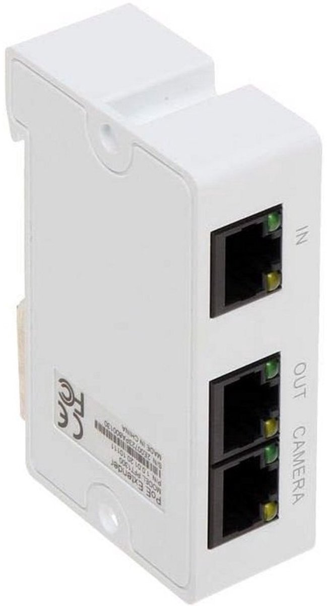PoE Extender met 2 Poorten - Betrouwbare Stroomvoorziening tot 60W