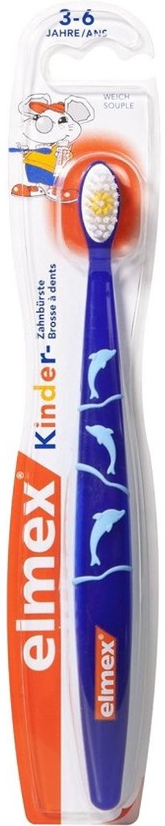 Zachte Kinder Tandenborstels 3-6 Jaar, 2 Stuks