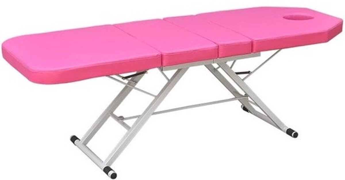 Massagestoel - Cosmetische stoel - Professionele massage - Verstelbare rugleuning - 182 cm - Roze