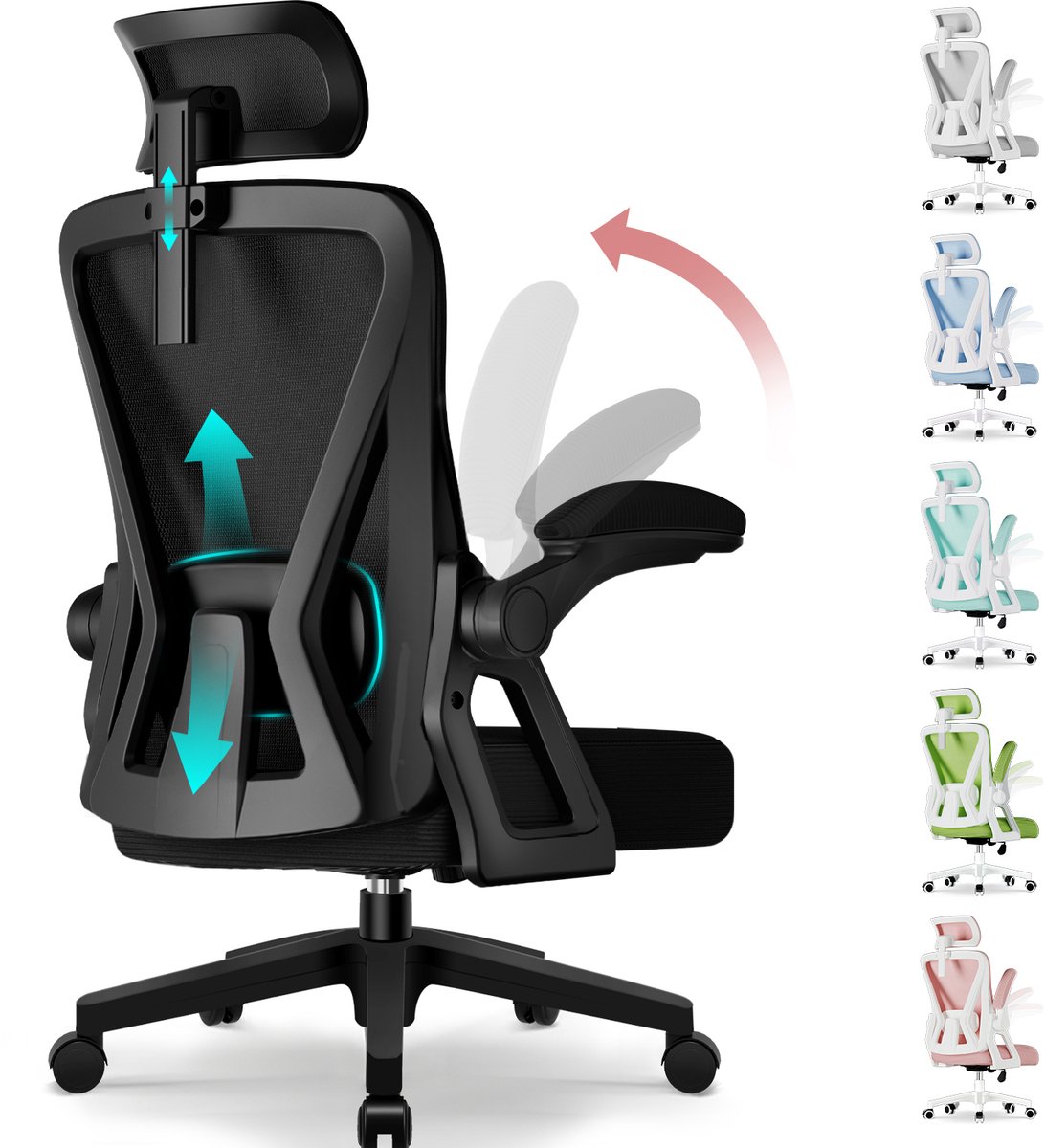 Hiaonyx bureaustoel - ergonomische bureaustoel voor - Hiaonyx - €85,99