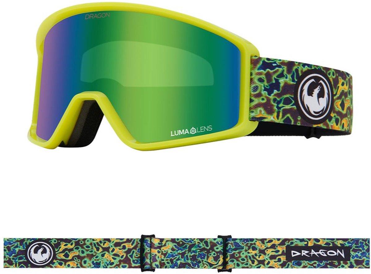 Dragon Alliance DXT OTG Jeugd Skibril - Urushi/Green Ionized