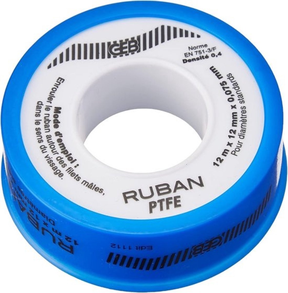 PTFE Schroefdraad Tape - Afdichtingstape voor Metalen Koppelingen 12mm