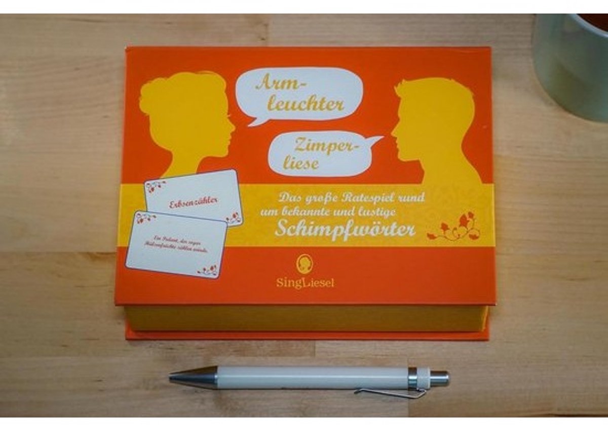 Quizspel met vergeten scheldwoorden voor ouderen - Geheugenspel met 100 kaarten