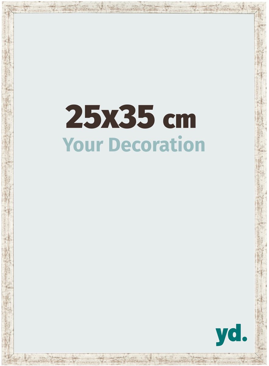 Your Decoration - Fotolijst 25x35 cm - MDF - Wit Vintage - Bologna